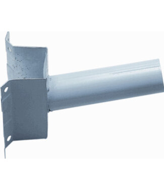 LED Straatlamp Muursteun Ø60mm, Grijs/Zilver