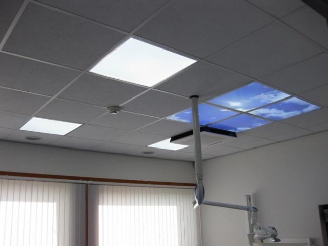 Fotoprint afbeelding Wolken 180x240cm voor 12x 60x60cm led paneel, foto 2 van 6