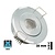 Inbouw LED Spot 1w, 80 Lumen, Kantelbaar, Gatmaat 45mm, Zilver, IP20, 2 Jaar Garantie