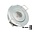 Inbouw LED Spot 1w, 80 Lumen, Kantelbaar, Gatmaat 45mm, Zilver, IP20, 2 Jaar Garantie