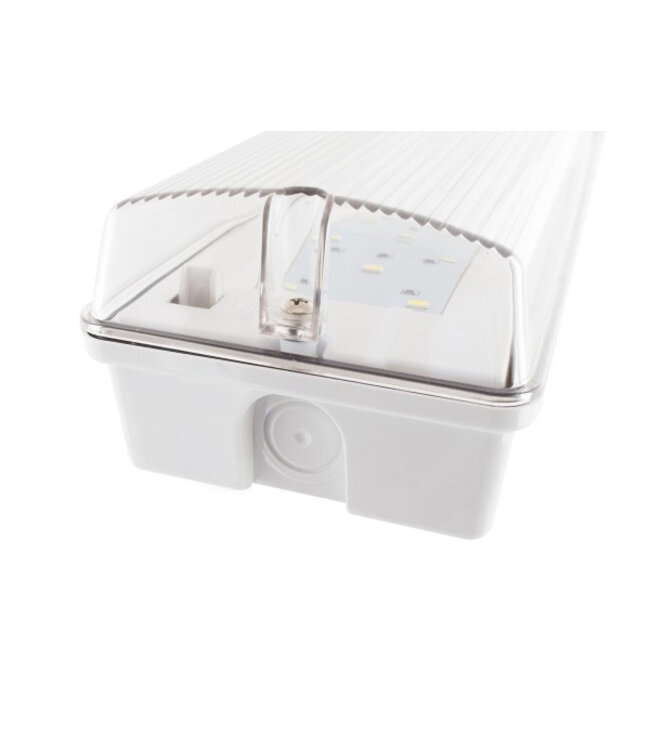 LED Opbouw Noodverlichtingsarmatuur 6,5w, 420 Lumen, IP65, Met pijlaanduiding, 3 Jaar garantie