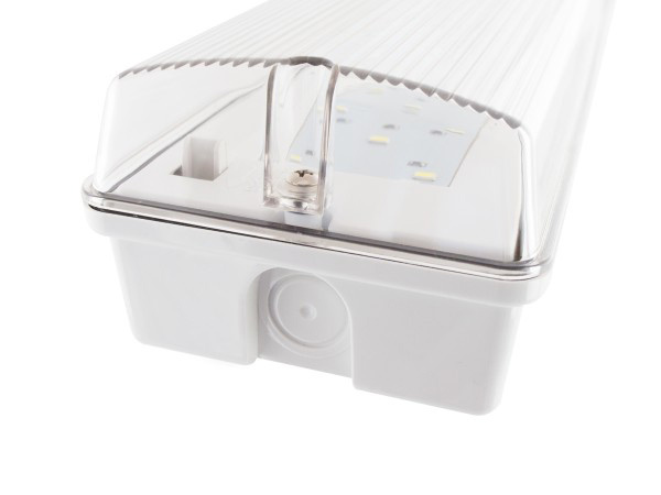 LED Opbouw Noodverlichtingsarmatuur 6,5w, 420 Lumen, IP65, Met pijlaanduiding, 3 Jaar garantie, foto 2 van 2