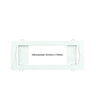 Inbouwframe t.b.v. Led Opbouw noodverlichting