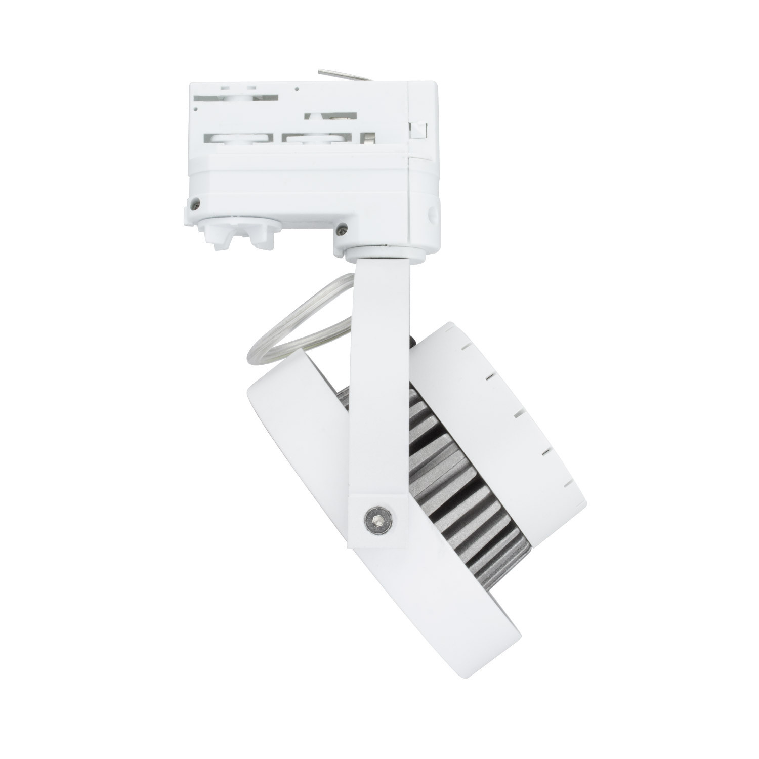 3 Fase Rail Spot AR111, 15w, 800 Lumen, Dimbaar, Wit Armatuur, 3 Jaar Garantie, foto 5 van 6