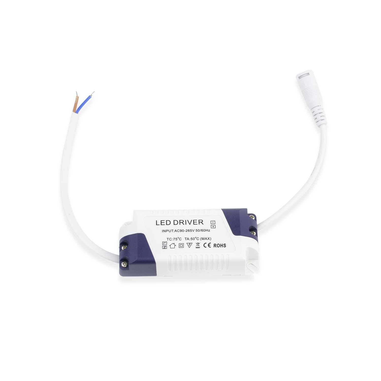 UITVERKOOP: LED Downlighter Slim 9w, 700 Lumen, Wit, Aluminium Body, Gatmaat Φ135mm, foto 6 van 6