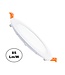 UITVEROOP: LED Downlighter Slim 12w, 960 Lumen, Wit, Aluminium Body, Gatmaat Φ155mm