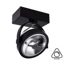 Opbouw LED Spot AR111, 15w, 800 Lumen, Dimbaar, Zwart Armatuur, 3 Jaar Garantie