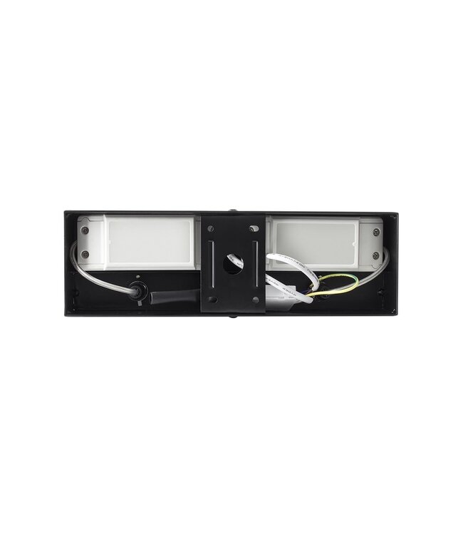 Opbouw LED Spot 2x AR111, 30w, 1600 Lumen, Dimbaar, Zwart Armatuur, 3 Jaar Garantie