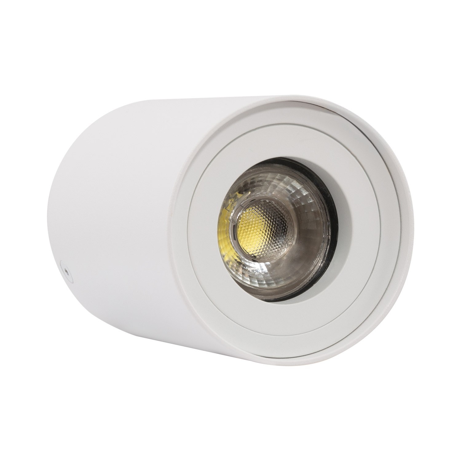 Opbouwarmatuur Rond Ø80x110 mm, Wit, (1x GU10 spot), foto 3 van 5