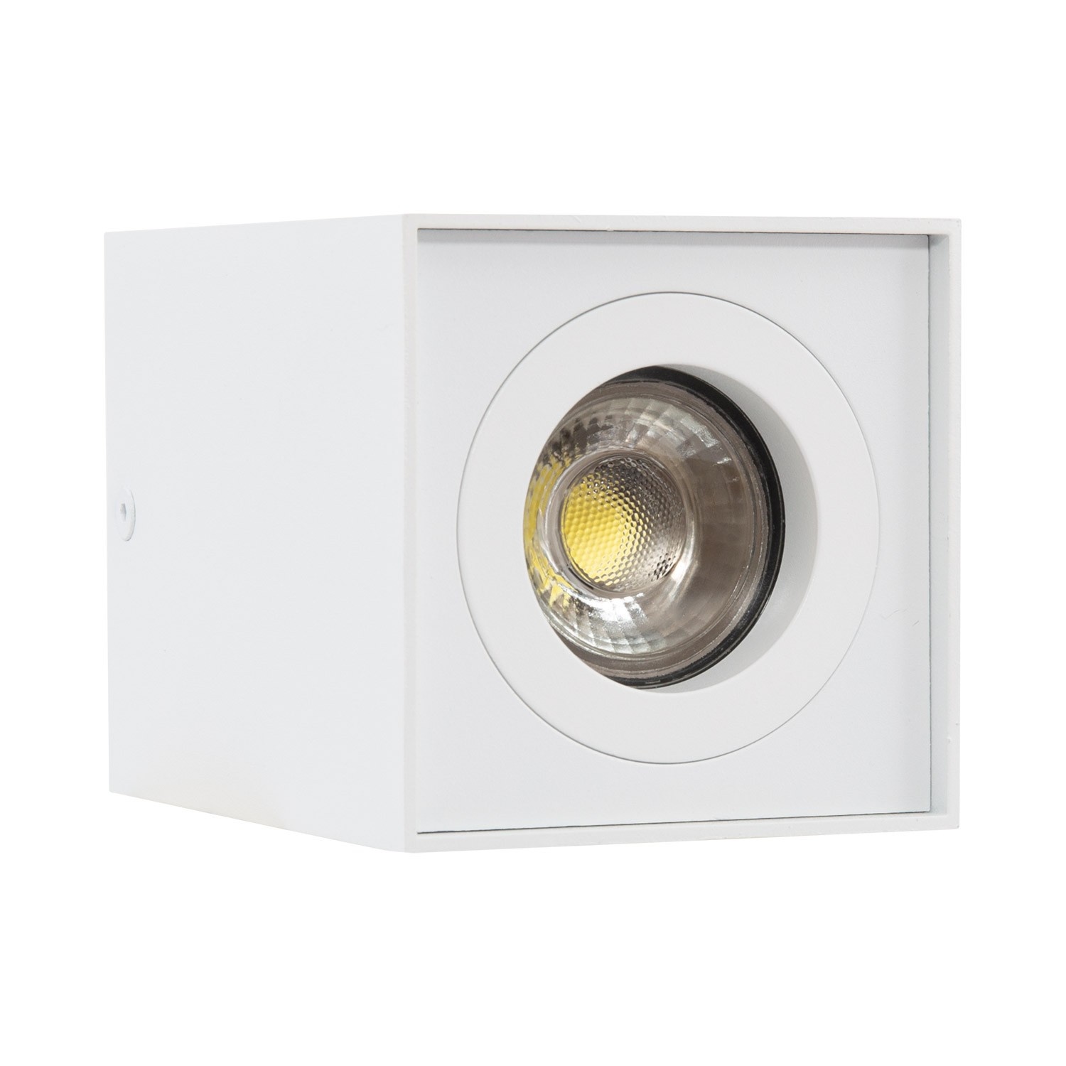 Opbouwarmatuur Vierkant 83x83x110 mm, Wit, (1x GU10 spot), foto 3 van 4