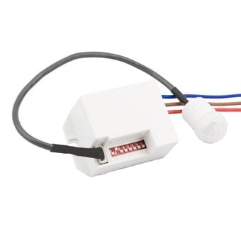 Inbouw Mini Bewegingsmelder 360 graden, Max. 800w, IP20, 2 Jaar Garantie