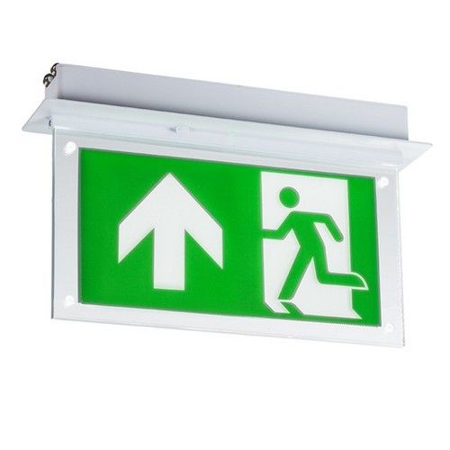 Inbouw LED Noodverlichtingsarmatuur 2w, 180 Lumen, IP20, Met Pijlaanduiding, 3 Jaar Garantie, foto 3 van 3
