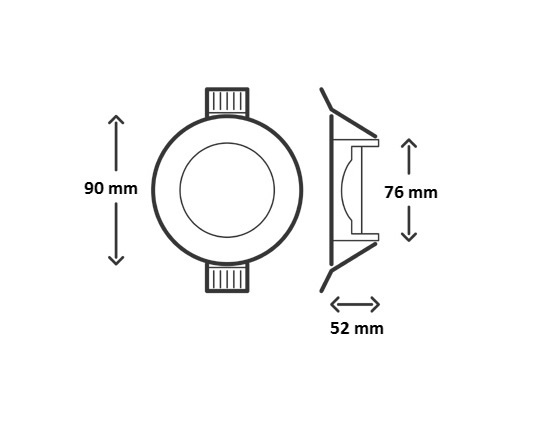 Led Spot Armatuur Geborsteld Staal, Verdiept, Kantelbaar, IP20, foto 2 van 4