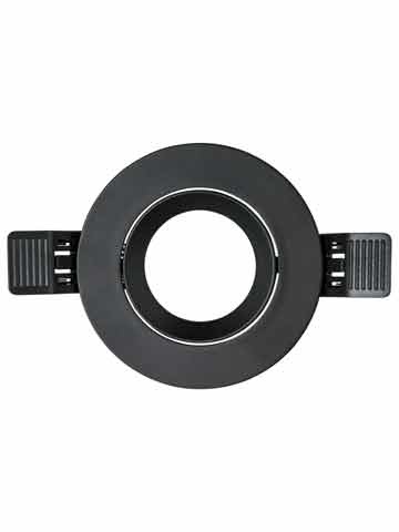 Led Spot Armatuur Mat Zwart, Verdiept, Kantelbaar, IP20, foto 3 van 4
