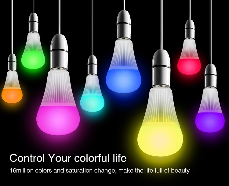 MiBoxer E27 9w RGB + CCT, Wifi/RF, 850 Lumen, 2 Jaar Garantie, foto 2 van 6