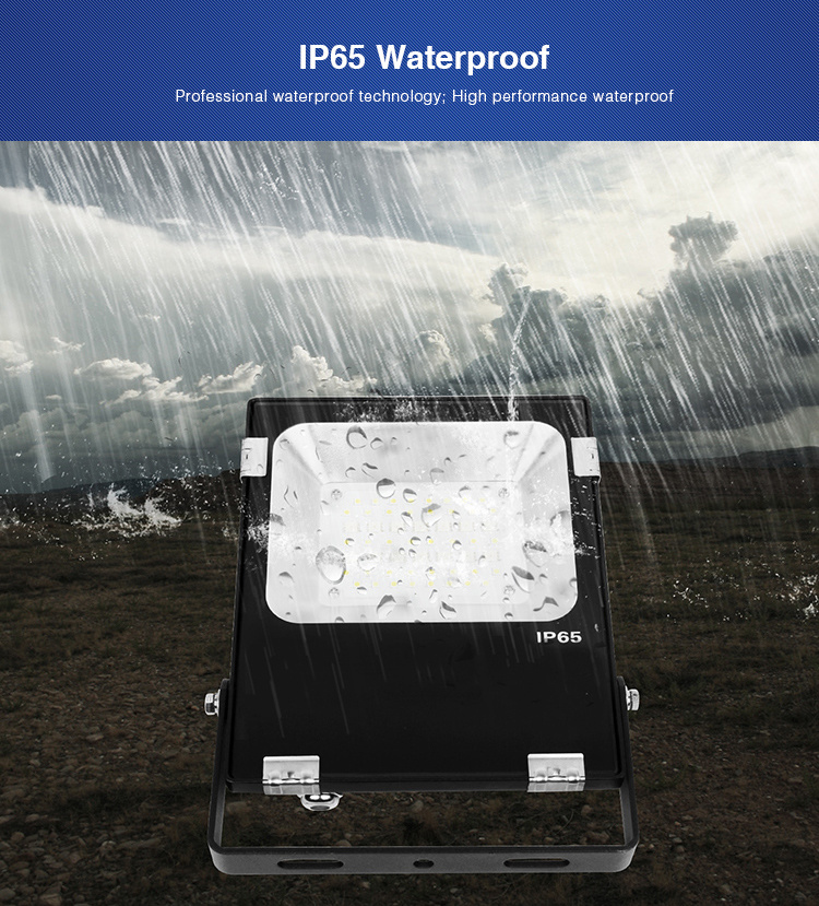 MiBoxer Floodlight 20w RGB + CCT, 2,4Ghz, 1500 Lumen, IP65, 2 Jaar Garantie - FUTT04, foto 6 van 6