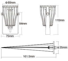 MiBoxer LED Prikspot 6w, RGB+CCT, 2.4Ghz, 420 Lumen, IP66, 230v, 2 Jaar Garantie - FUTC04, foto 3 van 6