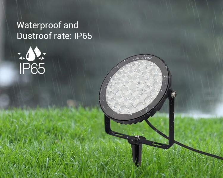 MiBoxer LED Prikspot 15w, RGB+CCT, 2.4Ghz, 1200 Lumen, IP65, 230v, 2 Jaar Garantie - FUTC03, foto 4 van 6