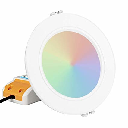 MiBoxer LED Downlighter 6w RGB + CCT, 2.4Ghz, 550 Lumen, Gatmaat 95mm, 2 Jaar Garantie - FUT068, foto 3 van 6