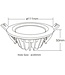 MiBoxer LED Downlighter 6w RGB + CCT, 2.4Ghz, 550 Lumen, IP54, Gatmaat 100mm, 2 Jaar Garantie - FUT063