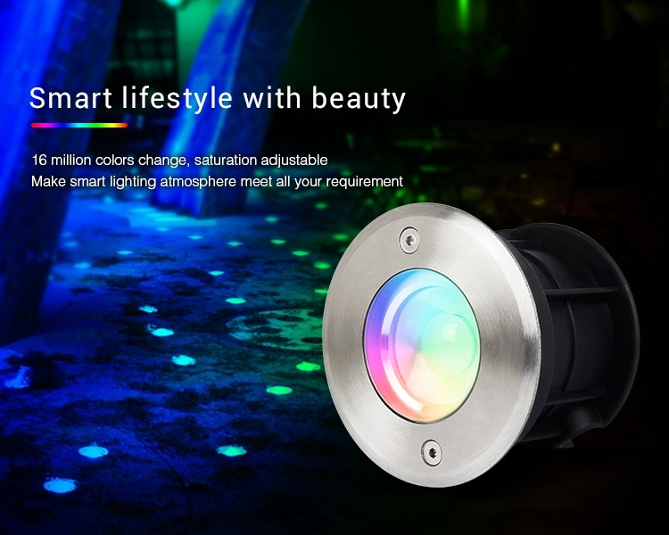Mi-Light LED Grondspot 5w | | RVS Behuizing | 2 Jaar Garantie -