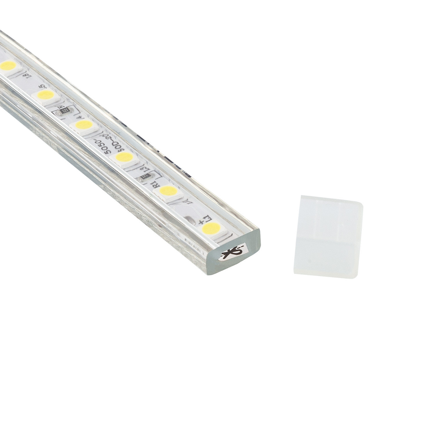 Eindkapje voor éénkleurige 220V LED Slang, foto 3 van 3