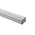 Aluminium Profiel met Heldere deksel  voor Eénkleurig Led slang 220v | Lengte: 1 Meter