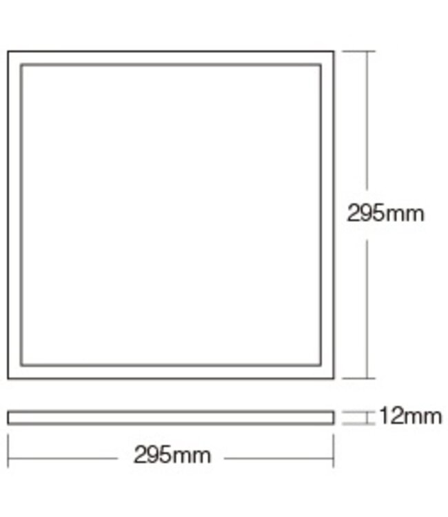 Led Paneel 30x30cm, 18w, RGB+CCT, 2 Jaar Garantie