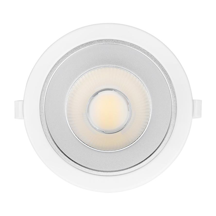 CCT Reflector Led Downlighter 15w, 1275-1500 Lumen, gatmaat Ø145mm, UGR19, Stekkerklaar, 3 Jaar Garantie, foto 2 van 4