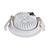 UITVERKOOP: Inbouw LED Spot 5w Flat, 450 Lumen, 2200K, Kantelbaar, IP54, CRI90, Wit Armatuur, Gatmaat 75mm, 2 Jaar Garantie