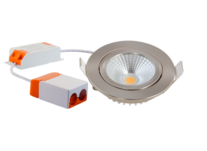 UITVERKOOP: Inbouw LED Spot 5w Flat, 450 Lumen, 2200K, Kantelbaar, IP54, CRI90, Staal Armatuur, Gatmaat 75mm, 2 Jaar Garantie, foto 3 van 6