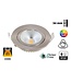 UITVERKOOP: Inbouw LED Spot 5w Flat, 450 Lumen, 2200K, Kantelbaar, IP54, CRI90, Staal Armatuur, Gatmaat 75mm, 2 Jaar Garantie