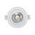 Reserveer: Inbouw LED Spot 5w Flat, 450 Lumen, Dim To Warm, Kantelbaar, IP44, Dimbaar, CRI90, Wit Armatuur, Gatmaat 72mm, 2 Jaar Garantie