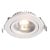 Inbouw LED Spot 5w Flat, 450 Lumen, Dim To Warm, Kantelbaar, IP44, Dimbaar, CRI90, Wit Armatuur, Gatmaat 72mm, 2 Jaar Garantie