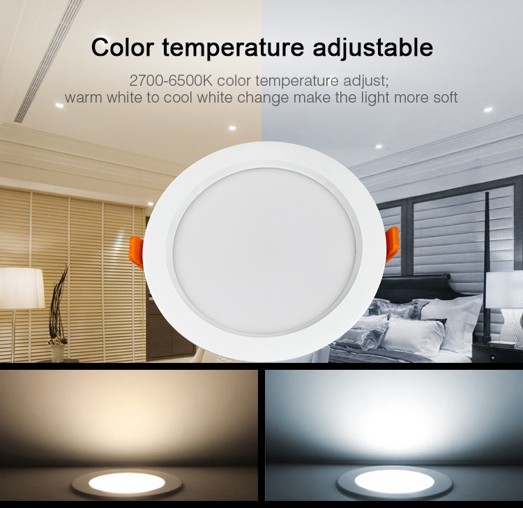 MiBoxer LED Downlighter 15w RGB + CCT, 2.4Ghz, 1200 Lumen, IP54, Gatmaat 175mm, 2 Jaar Garantie - FUT069, foto 6 van 6