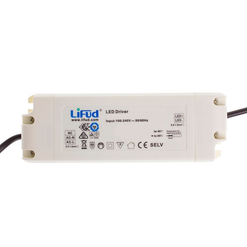 LED Banaanspot 38w, CCT (3000K/4000K/5700K), 4350 lm (114lm/w), Samsung LED, Flikkervrije Lifud Driver, Gatmaat 165mm, CRI90, Wit, 3 Jaar Garantie, foto 2 van 5