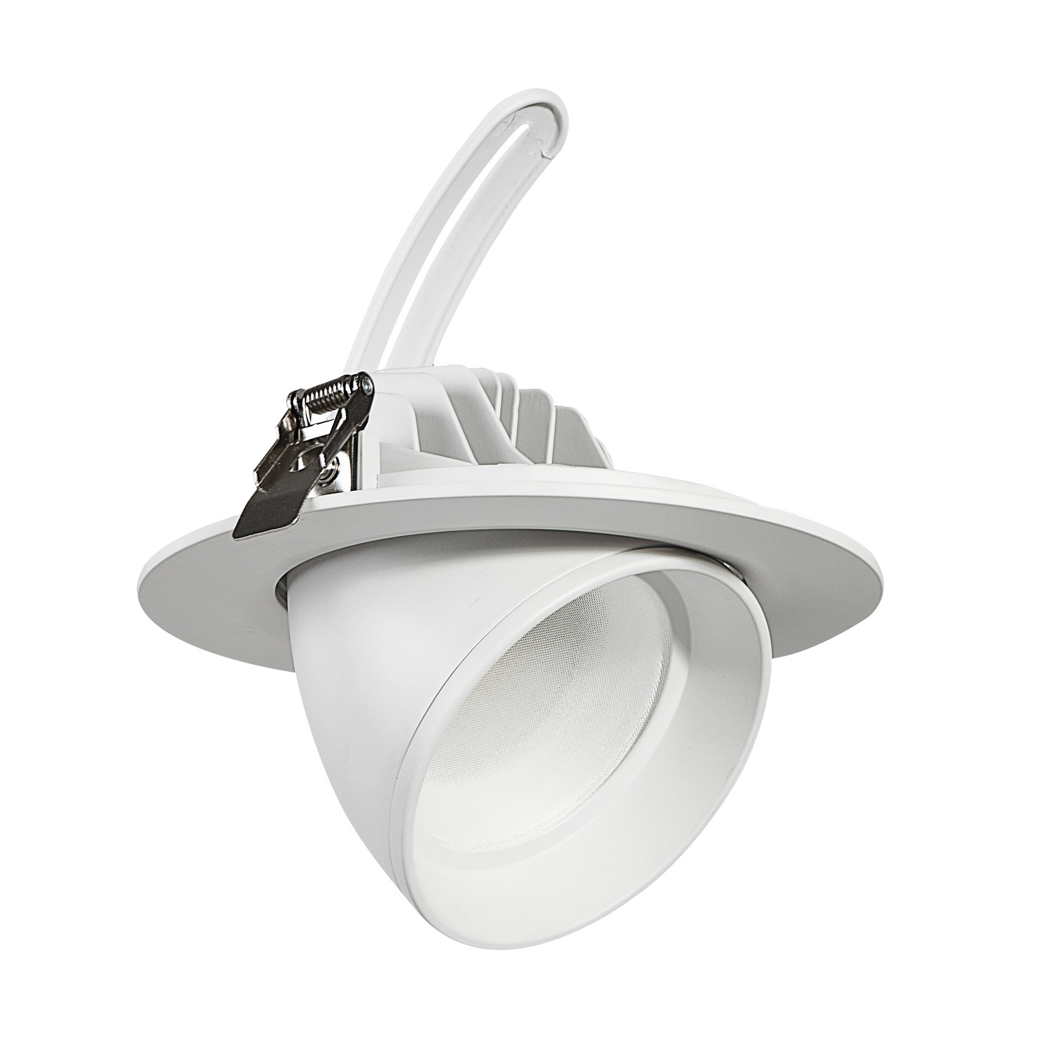 LED Banaanspot 38w, CCT (3000K/4000K/5700K), 4350 lm (114lm/w), Samsung LED, Flikkervrije Lifud Driver, Gatmaat 165mm, CRI90, Wit, 3 Jaar Garantie, foto 5 van 5