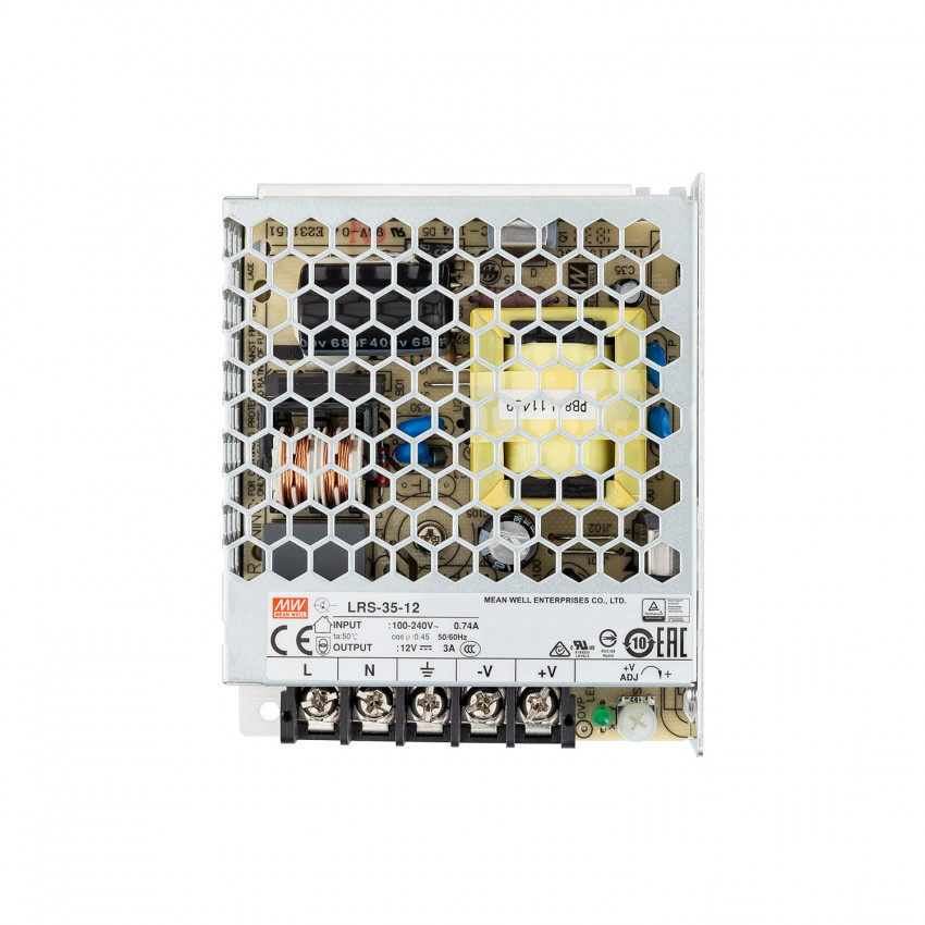 MeanWell Led Strip voeding 12V/35W/3A, Max: 28w, 2 Jaar Garantie, foto 2 van 2