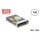 MeanWell Led Strip voeding 12V/150W/12,5A, Max: 120w, 2 Jaar Garantie