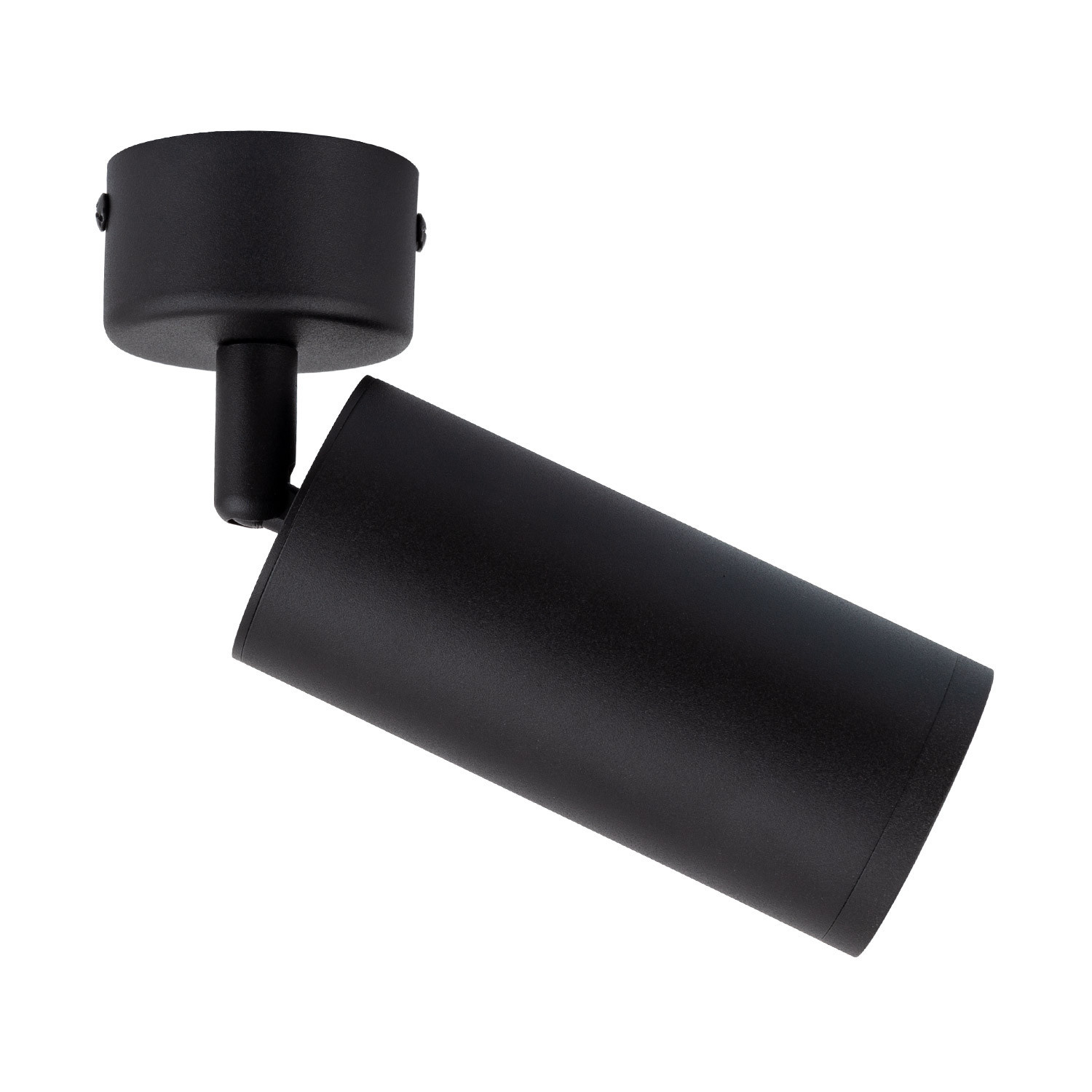 Opbouw Led Spot armatuur met GU10 Fitting met lange koker, zwartkleurige behuizing, foto 2 van 3
