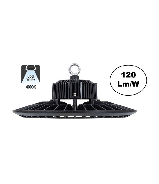 UITVERKOOP: Budget LED High Bay Ufo 150w, 18000 Lumen (120lm/w), IP65