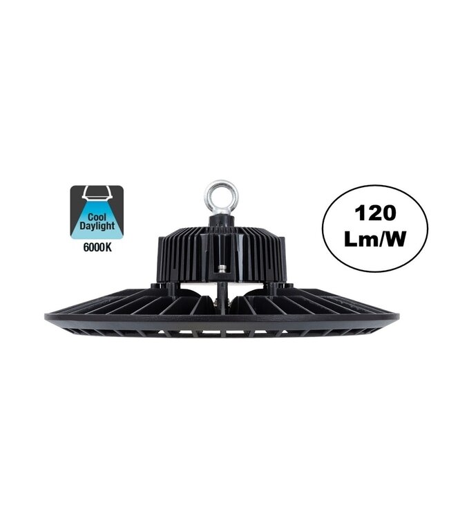UITVERKOOP: Budget LED High Bay Ufo 200w, 24000 Lumen (120lm/w), IP65