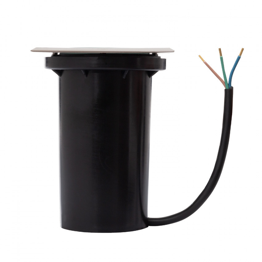 Inbouw Grondspot Vierkant met GU10 Fitting, 230V, IP67, IK10, RVS, foto 2 van 6