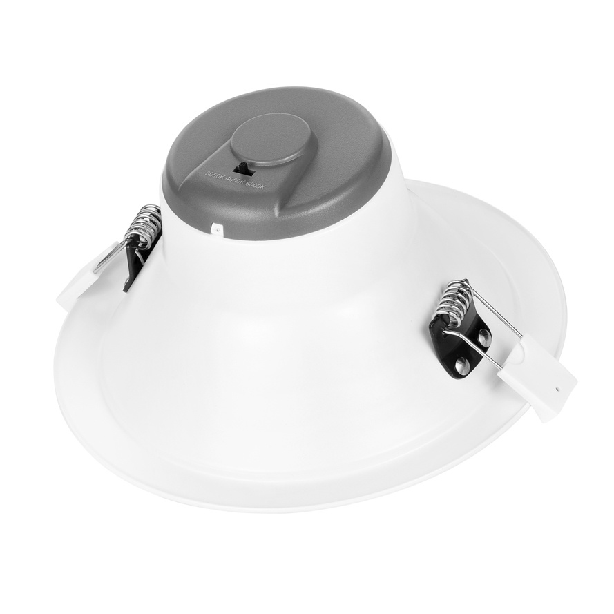 CCT Reflector Led Downlighter 15w, 1300-1500 Lumen, gatmaat Ø195mm, UGR19, Stekkerklaar, 3 Jaar Garantie, foto 4 van 4
