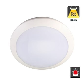 Led Plafonnière 16w, 1260-1390 Lumen, Met noodaccu, IP66, IK10, 3 Jaar Garantie