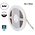 UITVERKOOP: Led Strip ROL 5 Meter 5050SMD, 13,6w/m, 60 led/m, 1320Lm/m, 6000K Daglicht Wit, 24v, IP65, 10mm