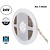 UITVERKOOP: Led Strip ROL 5 Meter 5050SMD, 13,6w/m, 60 led/m, 1320Lm/m, 6000K Daglicht Wit, 24v, IP65, 10mm