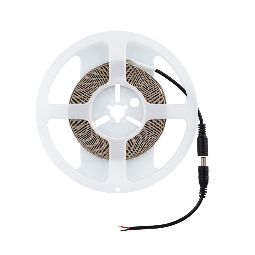 UITVERKOOP: Led Strip ROL 5 Meter 2835SMD, 10,5w/m, 120 led/m, 1100Lm/m, 6000K Daglicht wit, 24v, IP20, 8mm, foto 2 van 5
