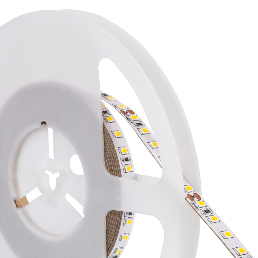 UITVERKOOP: Led Strip ROL 5 Meter 2835SMD, 10,5w/m, 120 led/m, 1100Lm/m, 6000K Daglicht wit, 24v, IP20, 8mm, foto 4 van 5