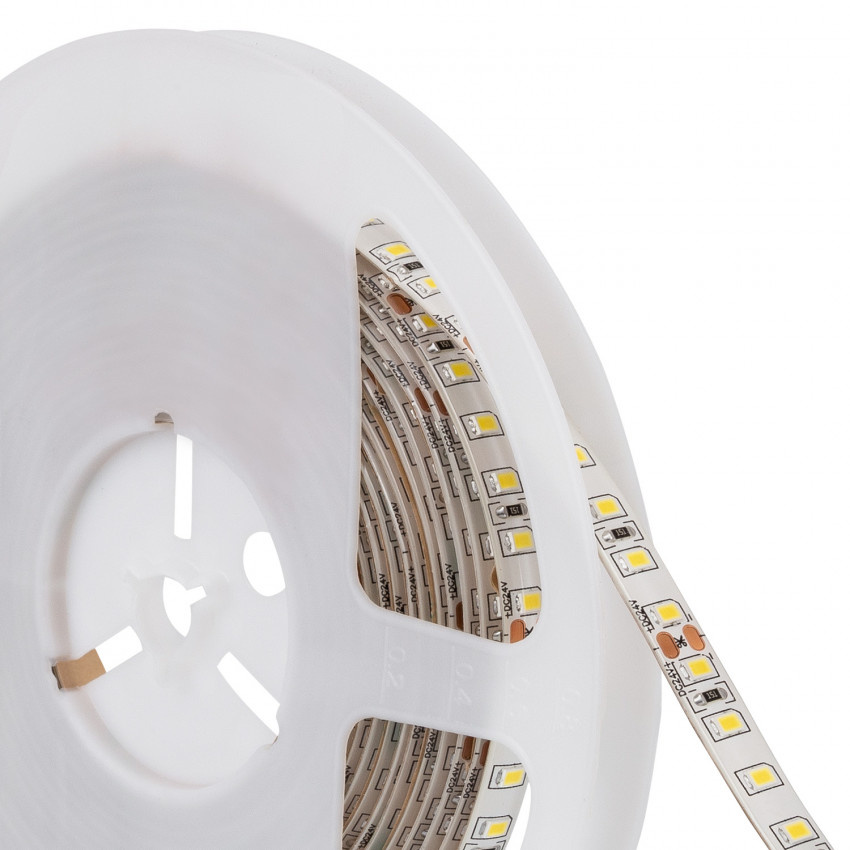 UITVERKOOP: Led Strip ROL 5 Meter 2835SMD, 10,5w/m, 120 led/m, 1100Lm/m, 6000K Daglicht wit, 24v, IP65, 8mm, foto 3 van 4